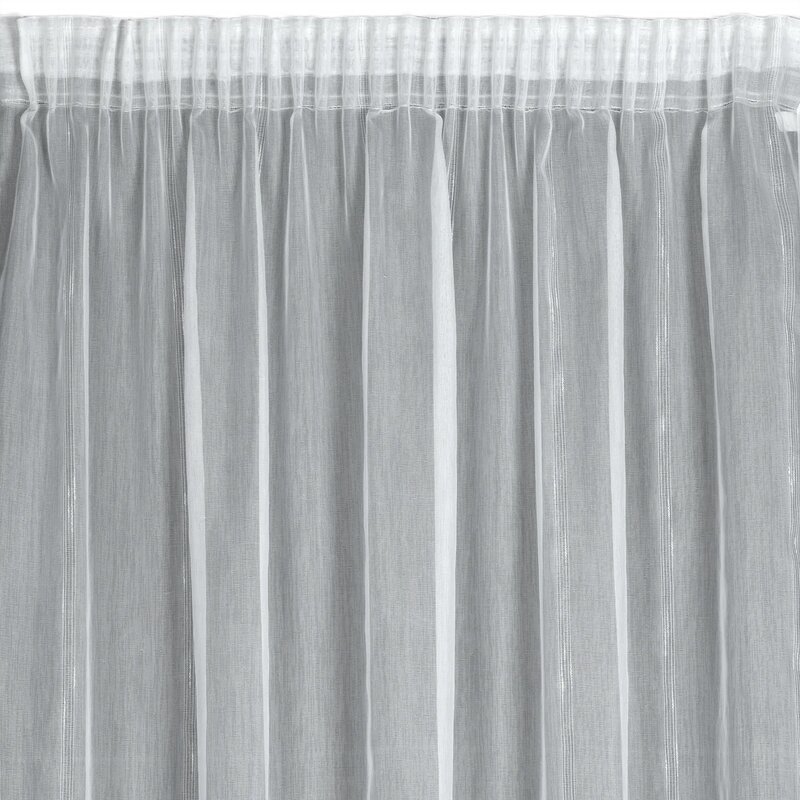 Firana gotowa EUROFIRANY Alexi 140 x 280 cm Biały