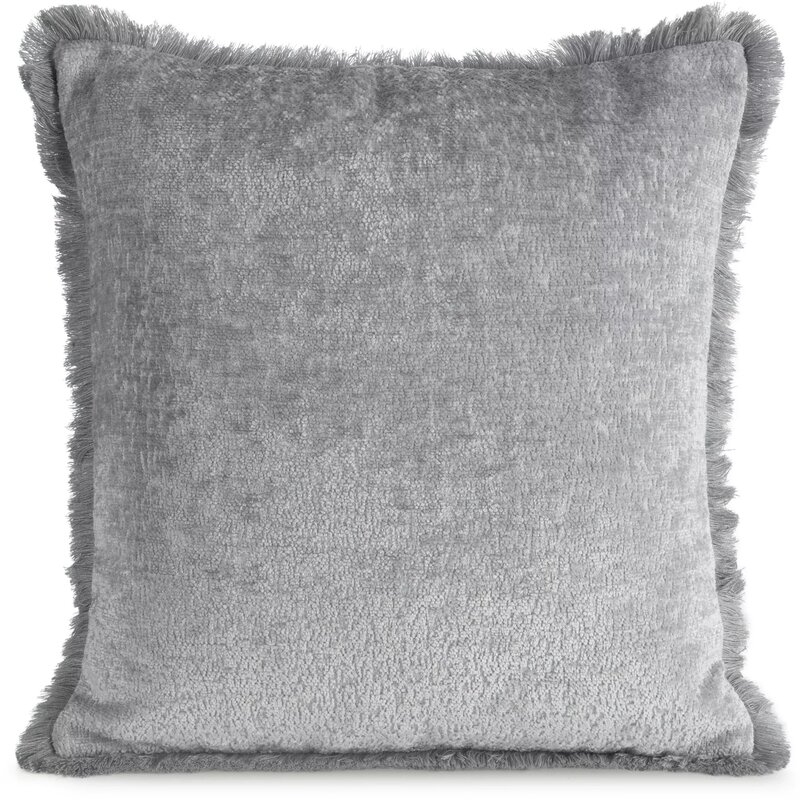 Poszewka EUROFIRANY Adia 45 x 45 cm Srebrny