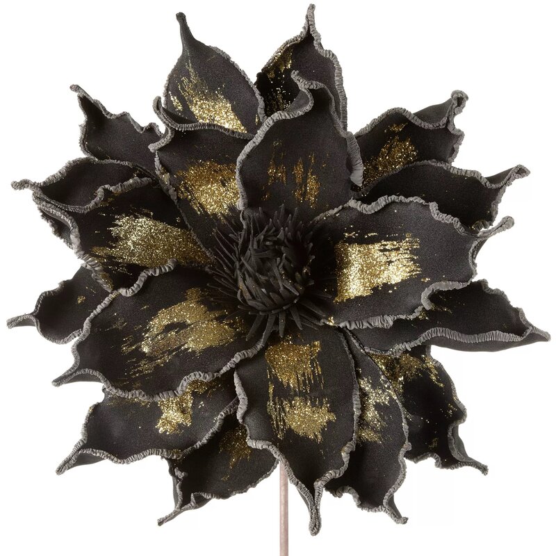 Sztuczny kwiat EUROFIRANY Flore 392787 Czarny