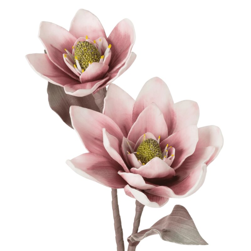 Kwiat dekoracyjny EUROFIRANY Flore 418082 20 x 84 cm Jasnoróżowy