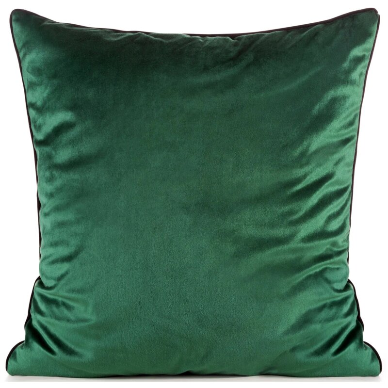 Poszewka EUROFIRANY Gaja 2 60 x 60 cm Ciemnozielony