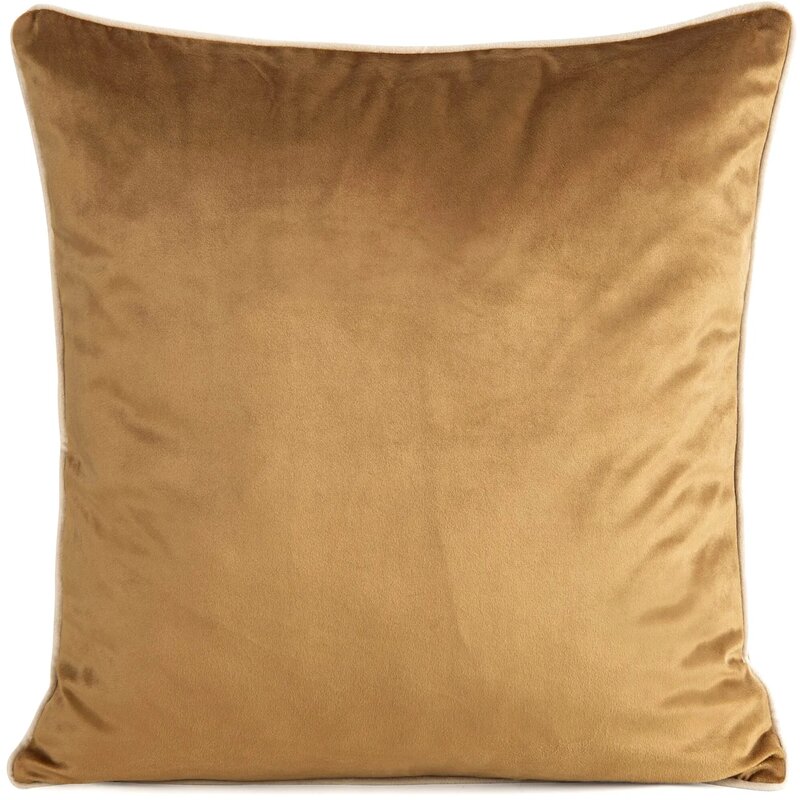 Poszewka EUROFIRANY Gaja 2 60 x 60 cm Miodowy