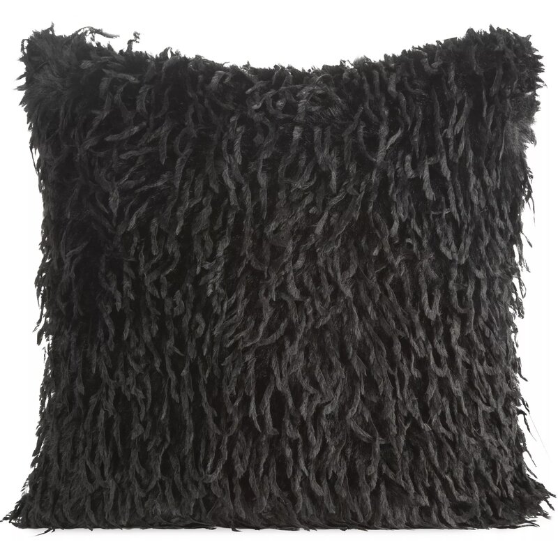 Poszewka EUROFIRANY Adore 45 x 45 cm Czarny