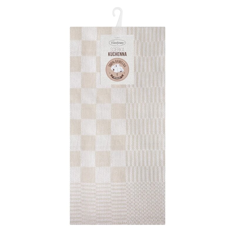 Ściereczka EUROFIRANY Mauro 50 x 70 cm Beżowy (2 sztuki)