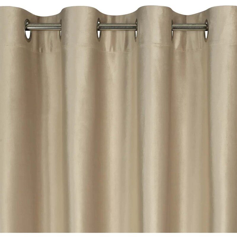 Zasłona EUROFIRANY Tori 140 x 250 cm Beżowo-szampański