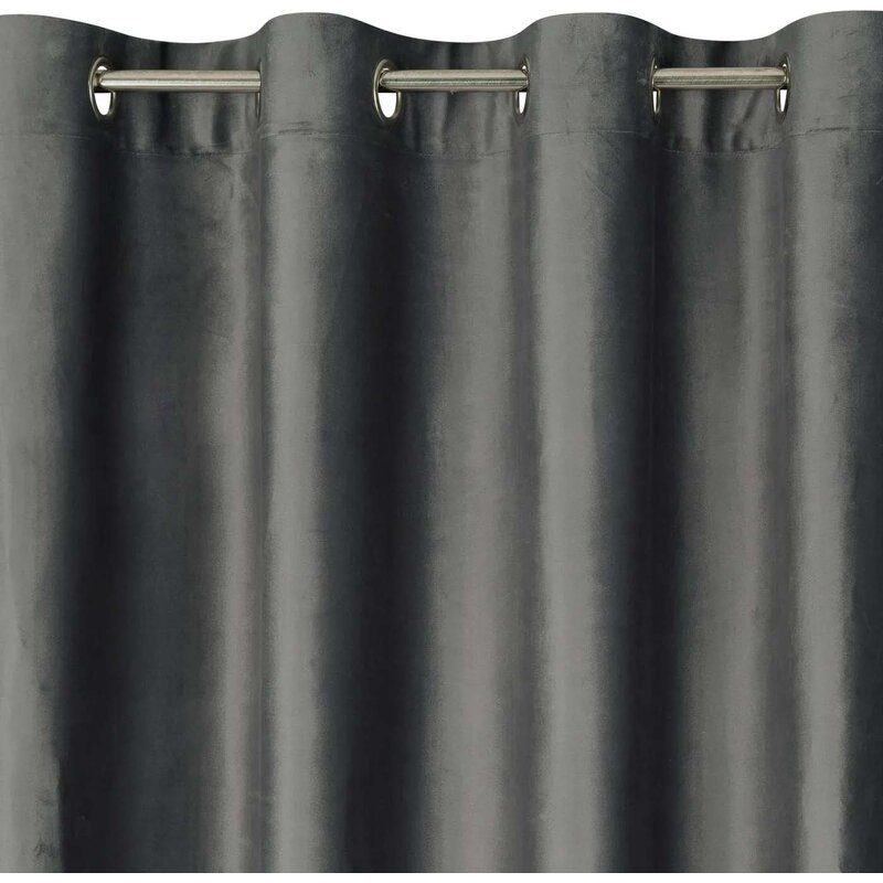 Zasłona EUROFIRANY Tori 140 x 250 cm Grafitowo-szampański