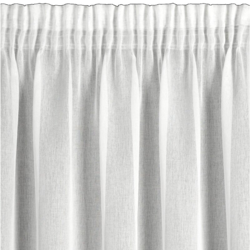 Firana gotowa EUROFIRANY Olivia 140 x 270 cm Biały