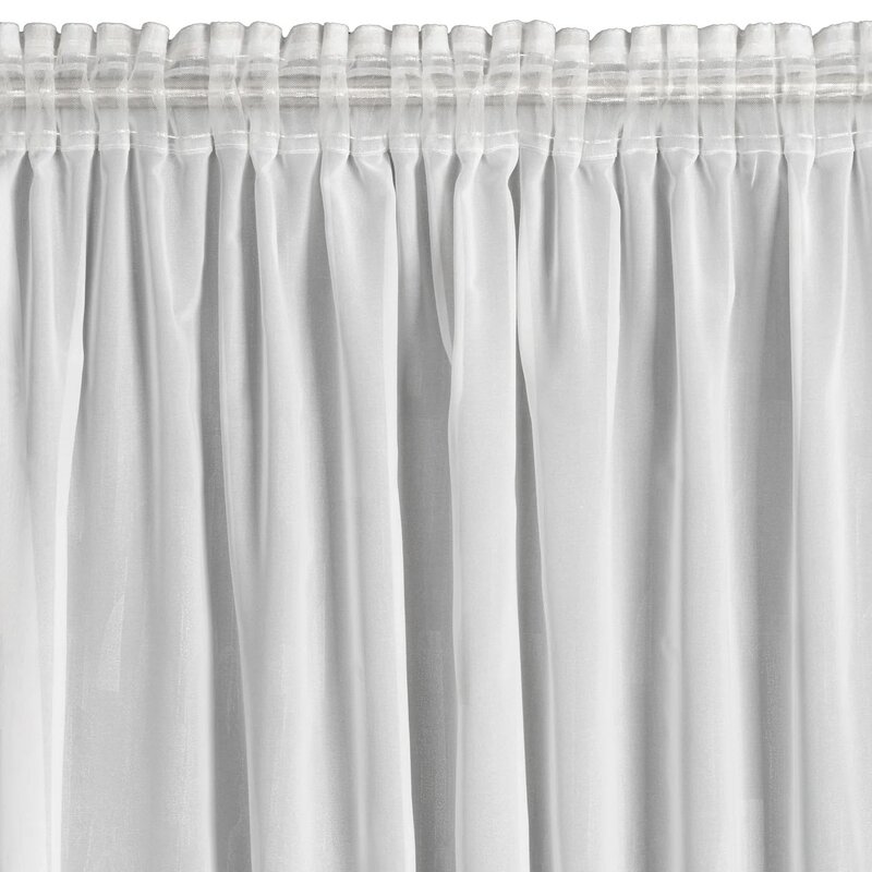 Firana gotowa EUROFIRANY Ilaria 140 x 270 cm Biały