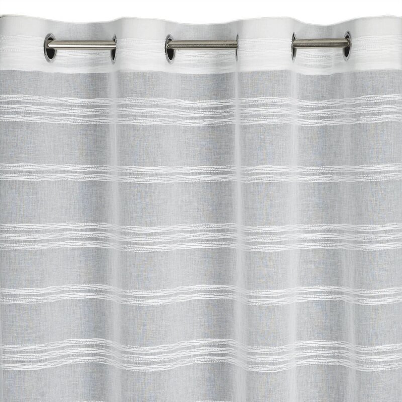 Firana gotowa EUROFIRANY Doly 140 x 250 cm Biały