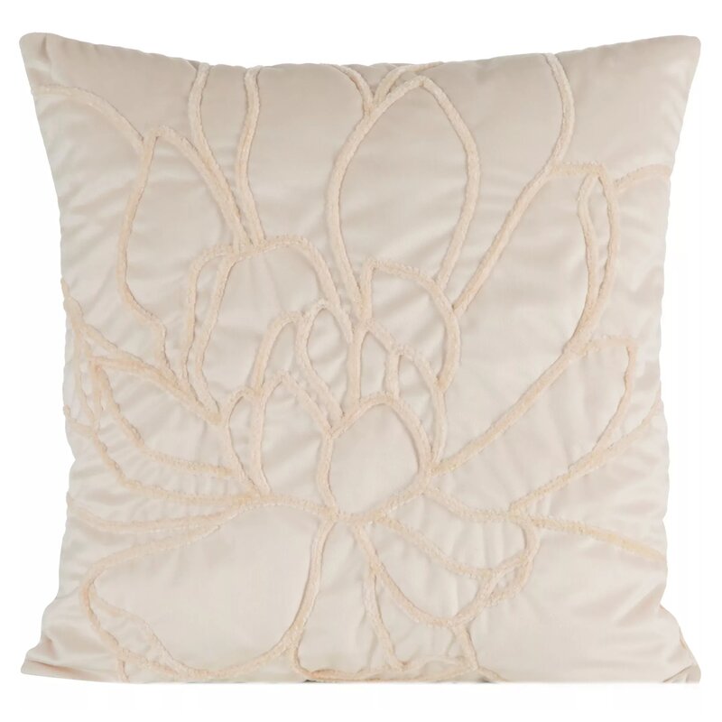 Poszewka EUROFIRANY Sandi 45 x 45 cm Kremowy