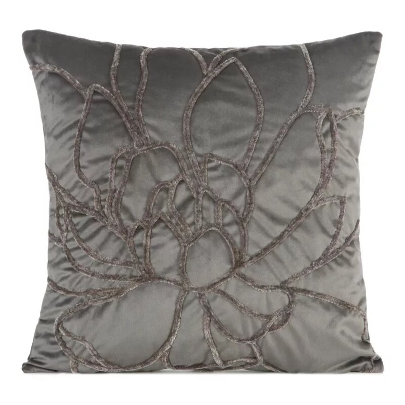 Poszewka EUROFIRANY Sandi 45 x 45 cm Stalowy