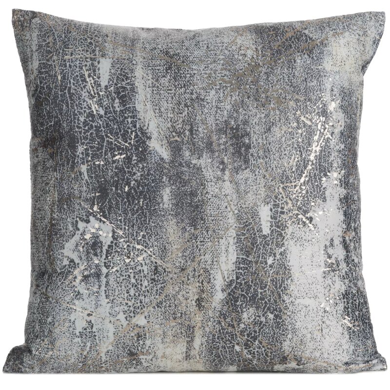 Poszewka EUROFIRANY Ester 45 x 45 cm Srebrny
