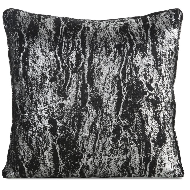 Poszewka EUROFIRANY Elise 45 x 45 cm Czarny