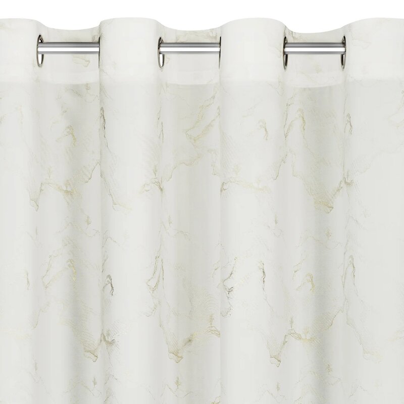 Zasłona EUROFIRANY Emili 140 x 250 cm Naturalno-szampański