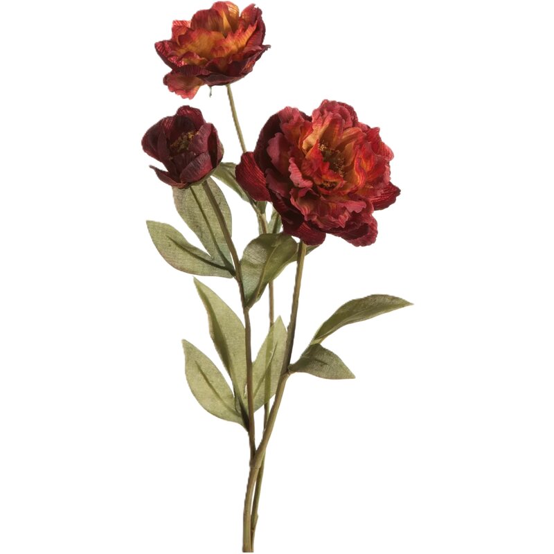 Sztuczny kwiat EUROFIRANY 460097 Bordowy