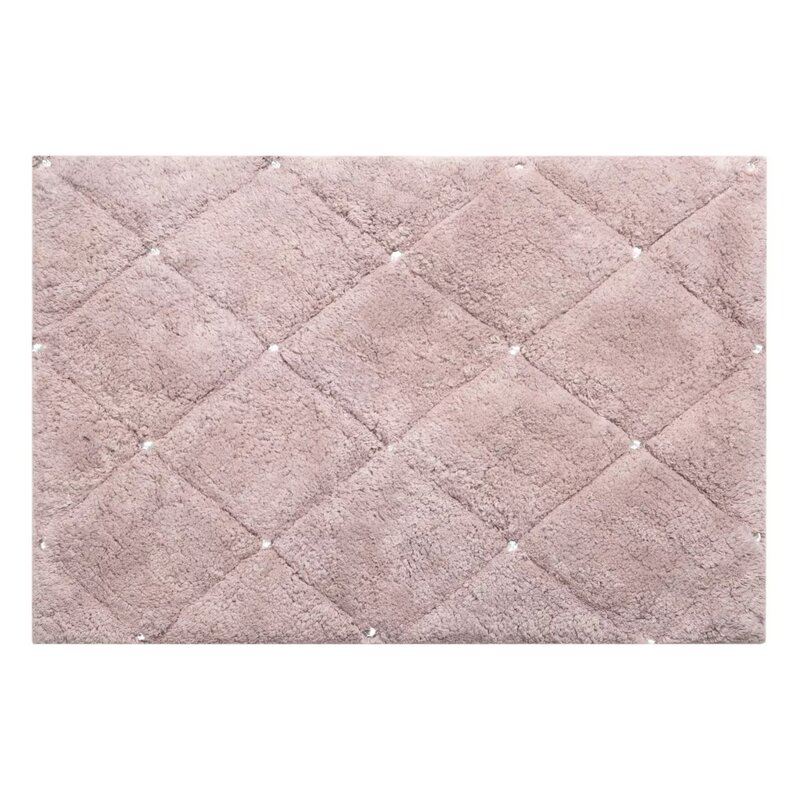 Dywanik łazienkowy Chic 387468 Prostokątny Ciemnoróżowy