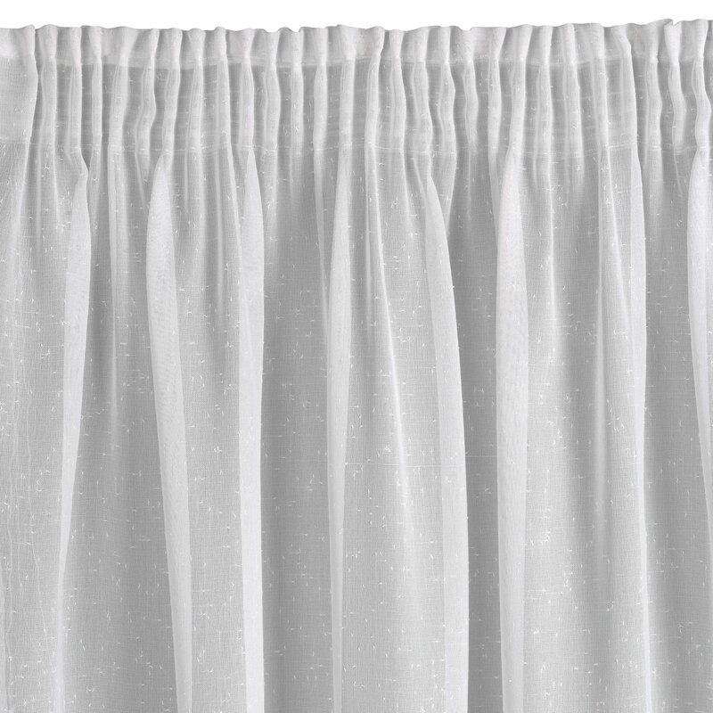 Firana gotowa EUROFIRANY Angela 140 x 300 cm Biały