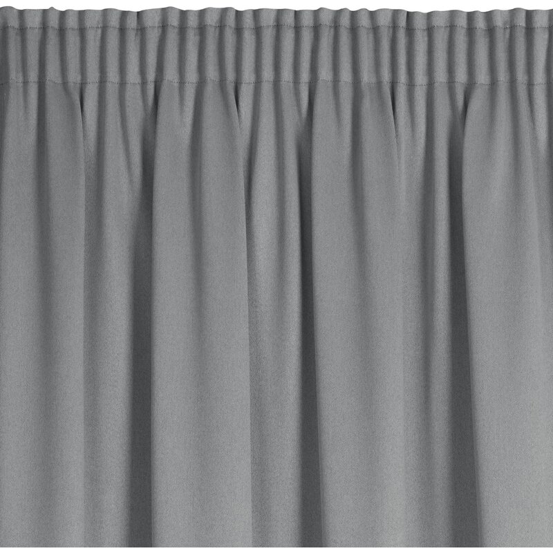 Zasłona EUROFIRANY Carlo 130 x 300 cm Srebrny