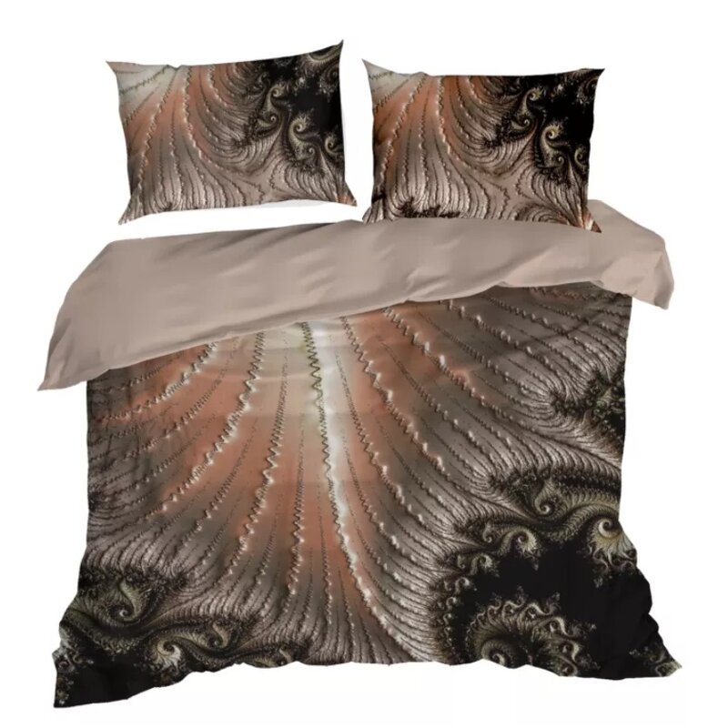 Pościel EUROFIRANY Reina18 220 x 200 cm Brązowy