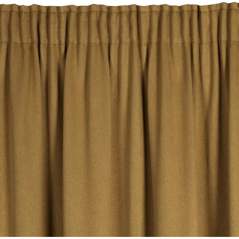 Zasłona EUROFIRANY Carlo 130 x 300 cm Miodowy