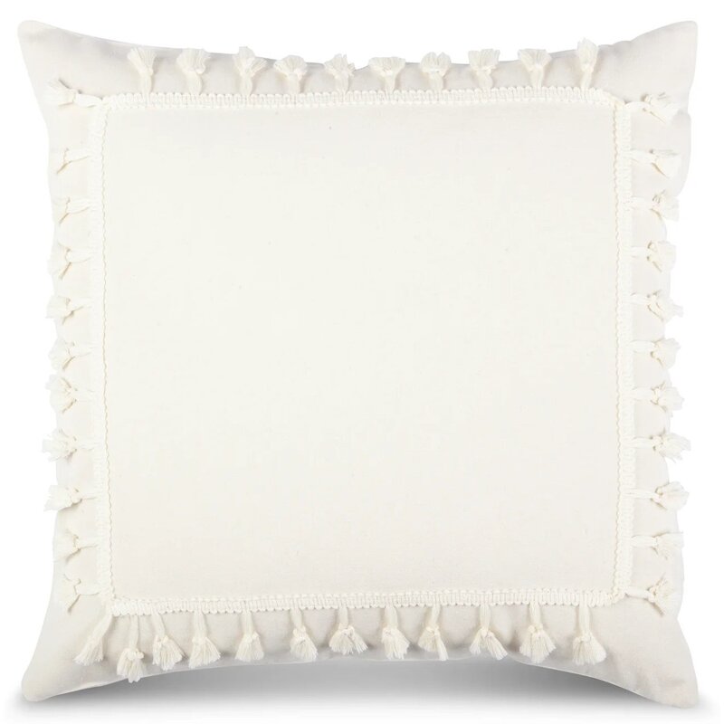 Poszewka EUROFIRANY Boho 2 45 x 45 cm Kremowy