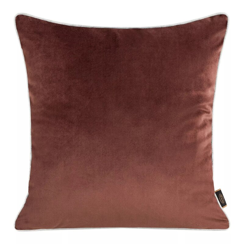 Poszewka EUROFIRANY Velvet 45 x 45 cm Bordowy