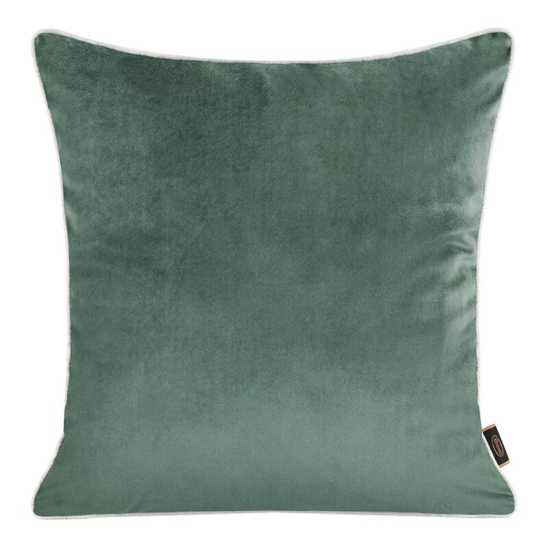 Poszewka EUROFIRANY Velvet 45 x 45 cm Ciemnomiętowy