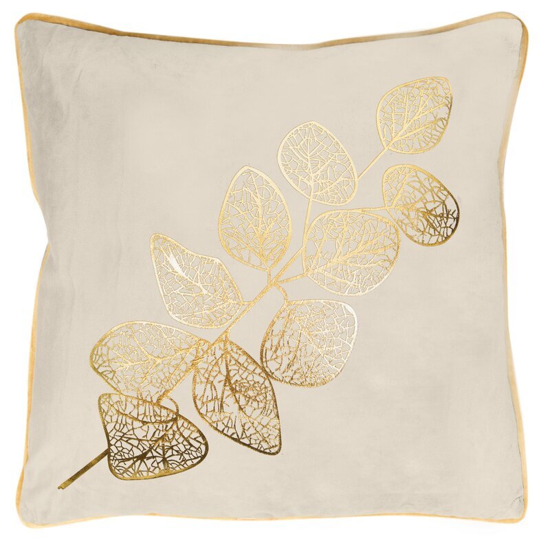 Poszewka EUROFIRANY Popla 45 x 45 cm Kremowy