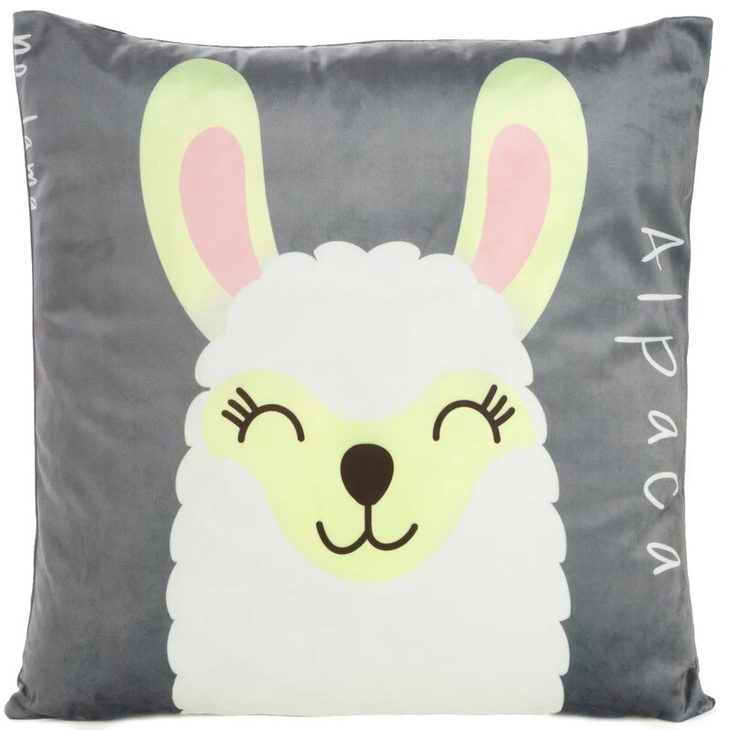 Poszewka EUROFIRANY Kids 2 45 x 45 cm Stalowo-biały