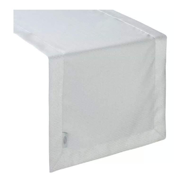 Bieżnik EUROFIRANY Jowita 40 x 200 cm Biały