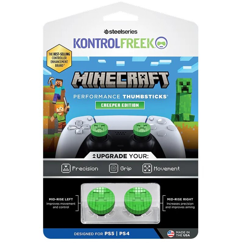 KontrolFreek Performance Thumbsticks Minecraft Creeper do kontrolera DualSense