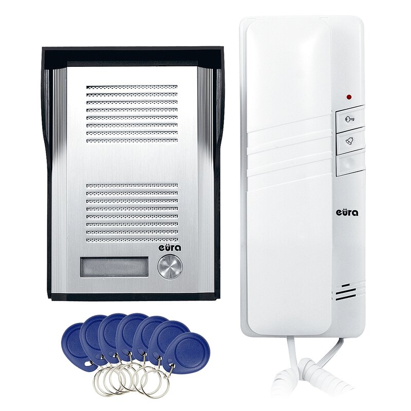 Zestaw domofonowy EURA Remoto ADP-41A3 Biały