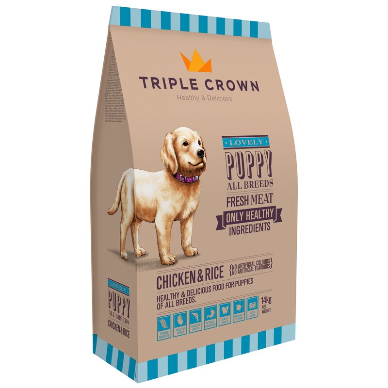 Karma dla psa TRIPLE CROWN Lovely Puppy 14 kg