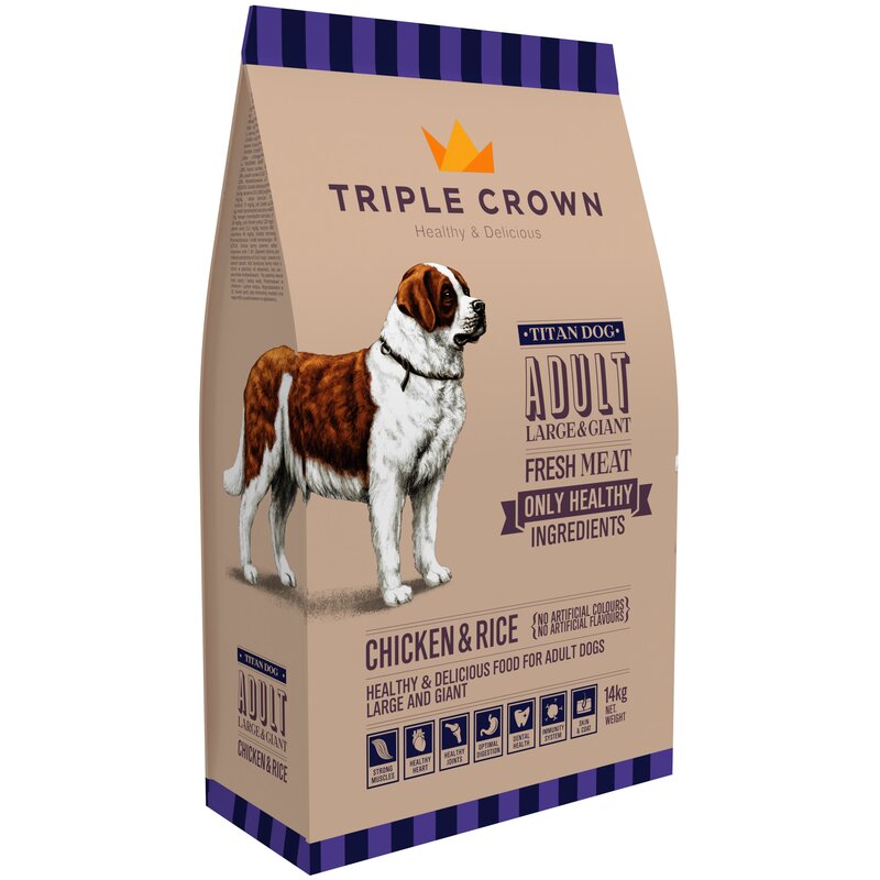 Karma dla psa TRIPLE CROWN Titan Dog Maxi 14 kg