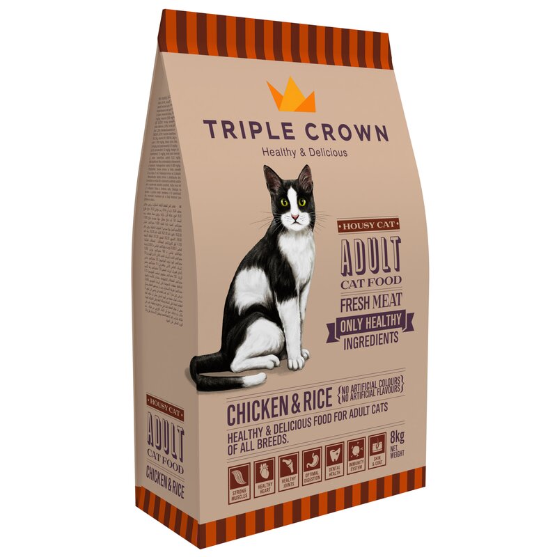 Karma dla kota TRIPLE CROWN Housy Cat 8 kg