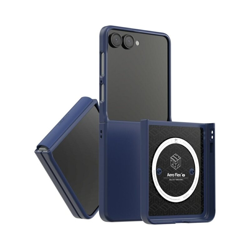 Etui ARAREE Aero Flex M MagSafe do Samsung Galaxy Z Flip 7 Granatowy