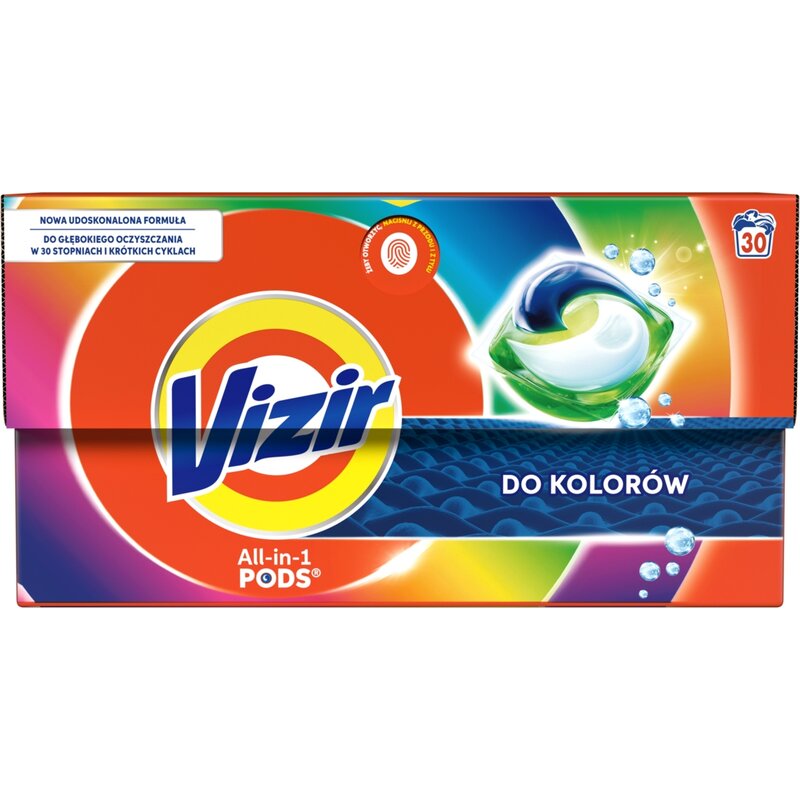 Kapsułki do prania VIZIR All In 1 Pods Color - 30 szt.