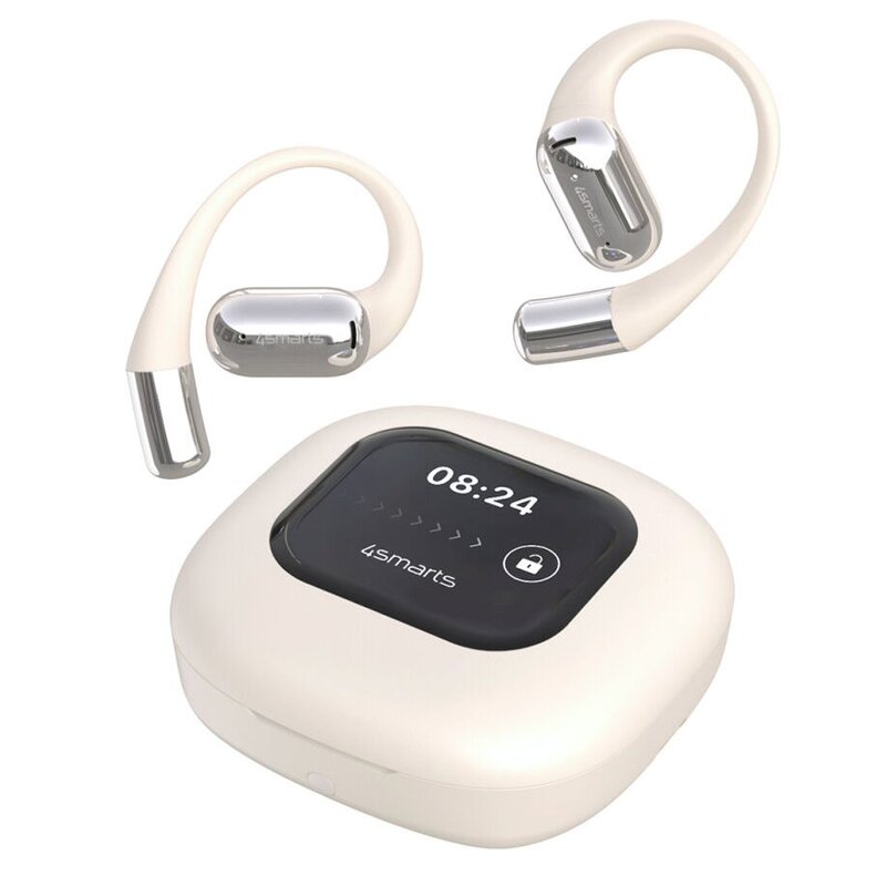 Słuchawki douszne 4SMARTS SkyBuds OWS AI Beżowy