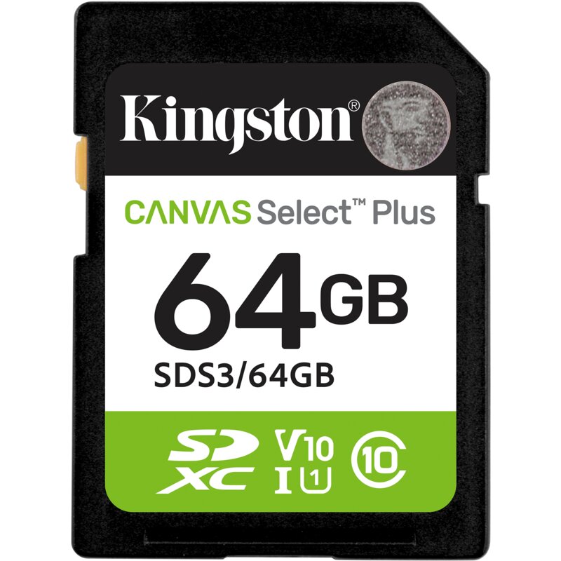 Karta pamięci KINGSTON Canvas Select Plus Gen3 SDXC 64GB