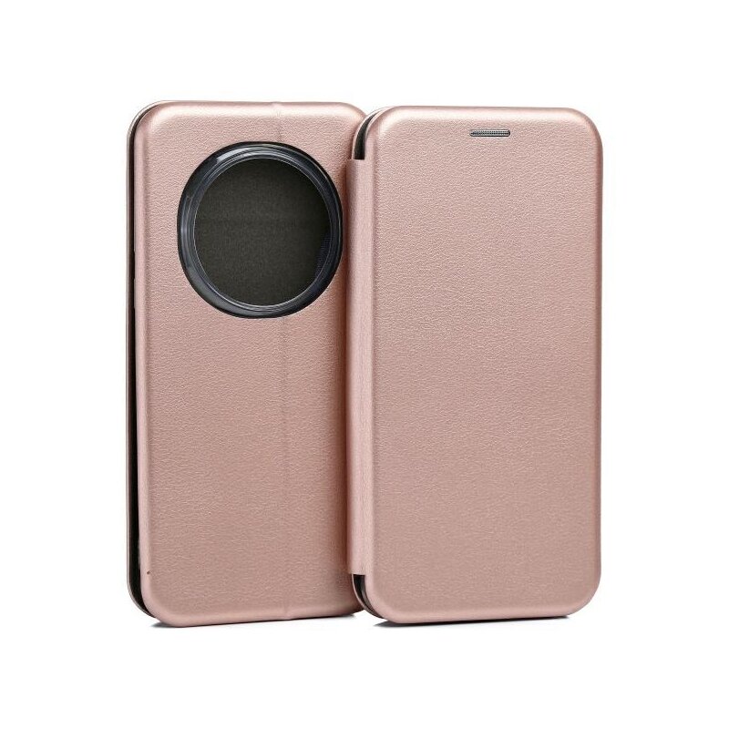 Etui BELINE Book Magnetic do Honor Magic 7 Pro Różowo-złoty