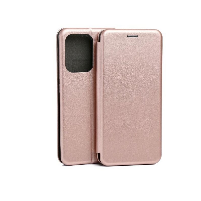 Etui BELINE Book Magnetic do Samsung Galaxy S25 Edge Różowo-złoty