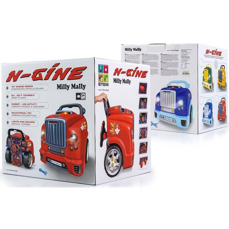 Zabawka silnik rozkręcalny MILLY MALLY N-gine Niebieski
