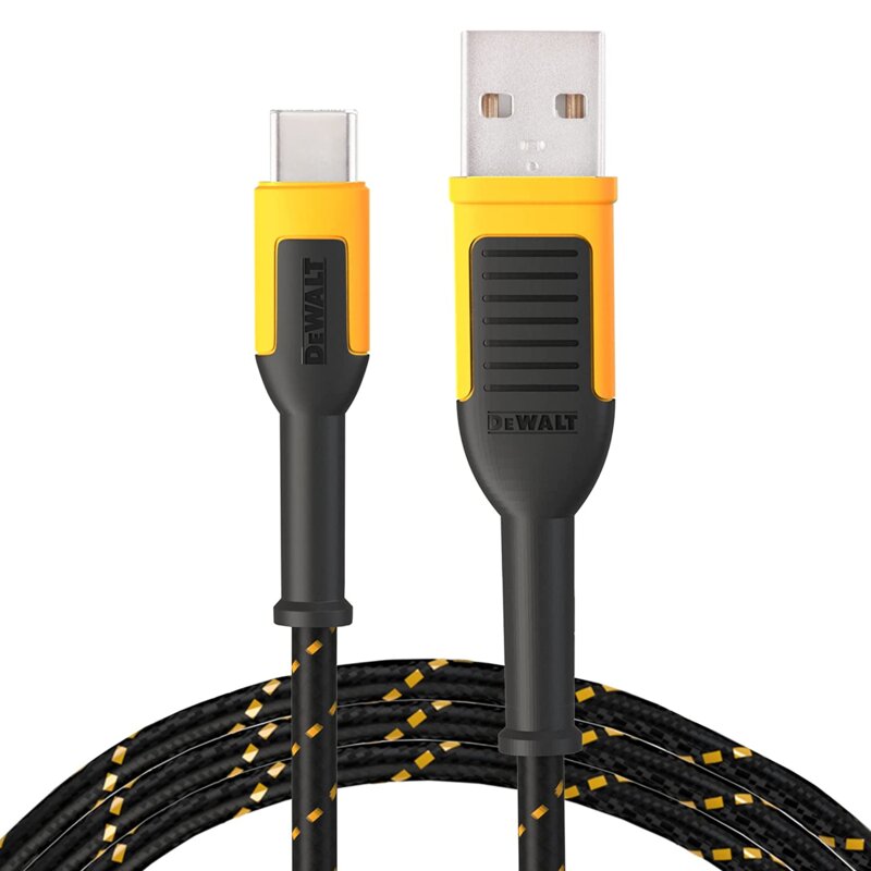 Kabel USB - USB-C DEWALT DXMA131-1361-DWG 100W 1.2 m Czarno-żółty