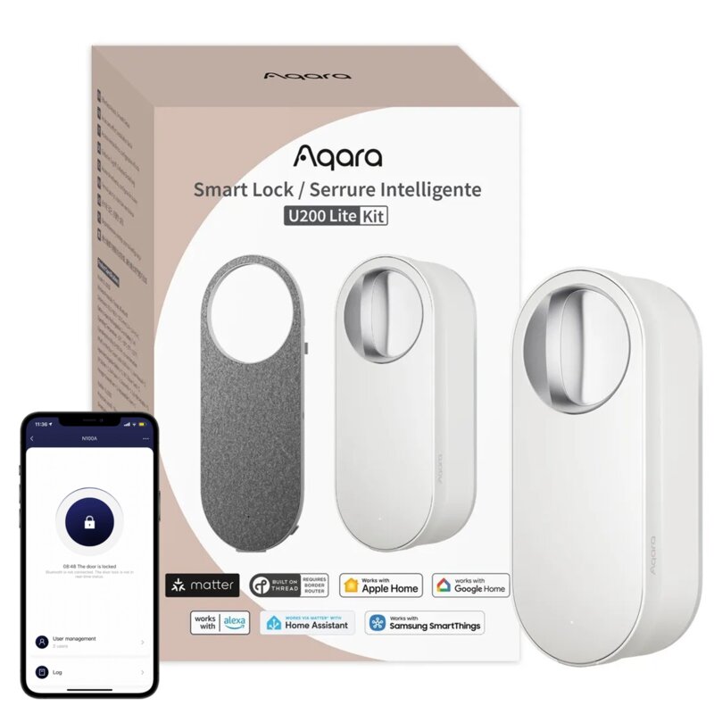 Zamek szyfrowy AQARA Smart Lock U200 Lite Biały