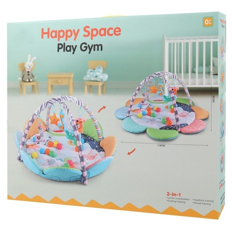 Mata edukacyjna TINYMINI Kwiat Zoo 2w1 JL639-2A