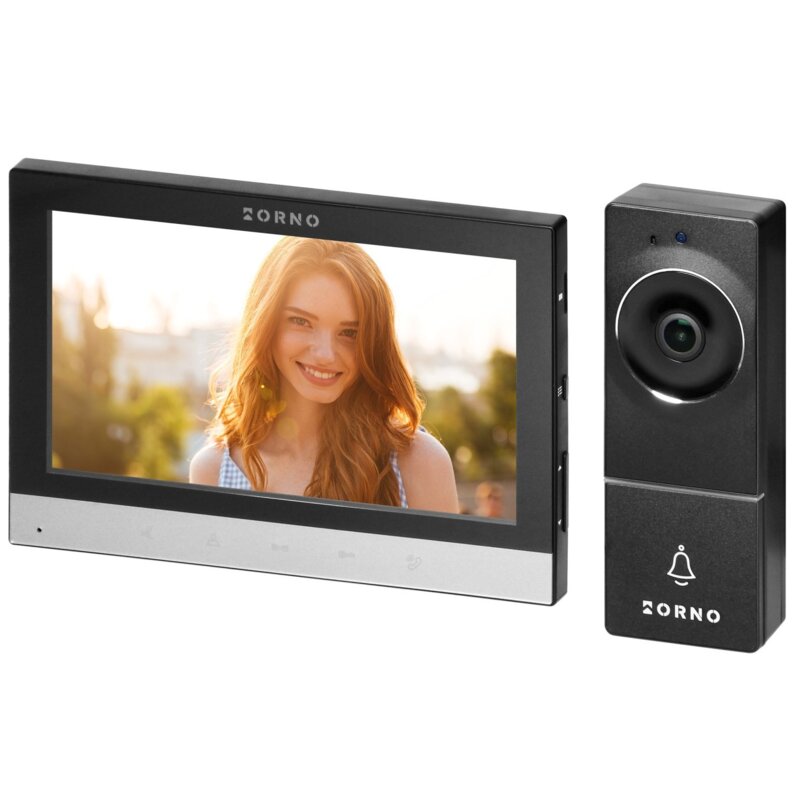 Zestaw wideodomofonowy ORNO Alerto OR-VID-MD-1084/B Czarny