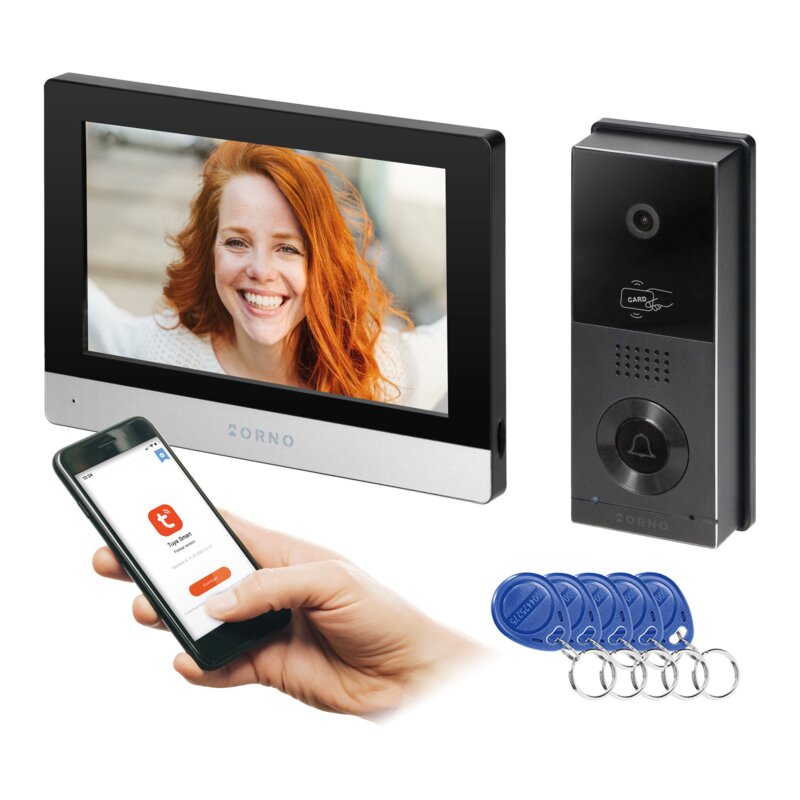 Orno Xiran OR-VID-MA-1079/B Wi-Fi ekran dotykowy 8" Full HD