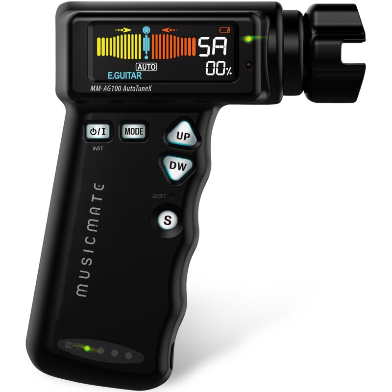 Musicmate MM-AG100 AutoTuneX Tuner gitarowy i nawijarka 2w1