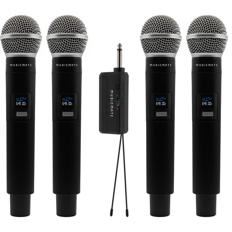 Zestaw mikrofonowy bezprzewodowy MUSICMATE MM-600 QuadraVoice