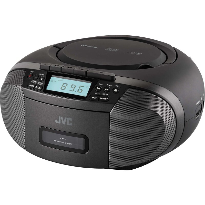 JVC Boombox RC-E444B Bluetooth Czarny